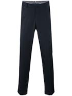 Ermenegildo Zegna Slim Tailored Trousers - Blue