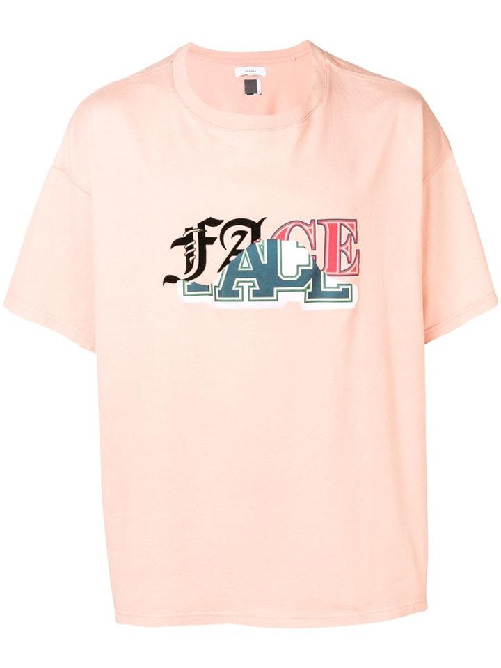 Facetasm Graphic T-shirt - Pink