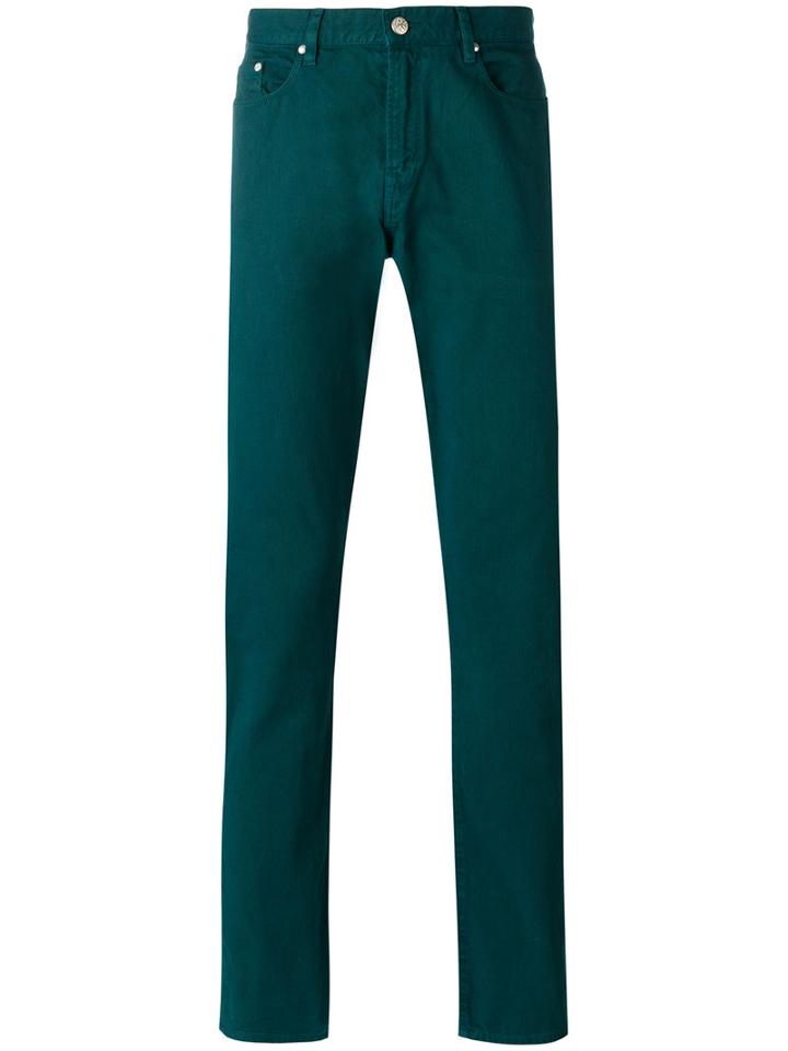 Ps By Paul Smith - Straight-leg Jeans - Men - Cotton - 36/32, Green, Cotton