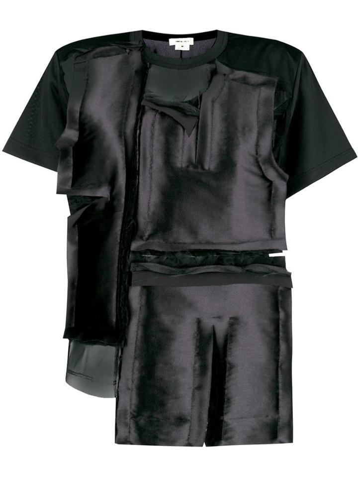 Comme Des Garçons Deconstructed T-shirt - Black