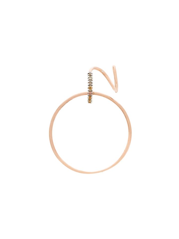 Maria Black 14kt Rose Gold Darcy Twirl Earring - Metallic