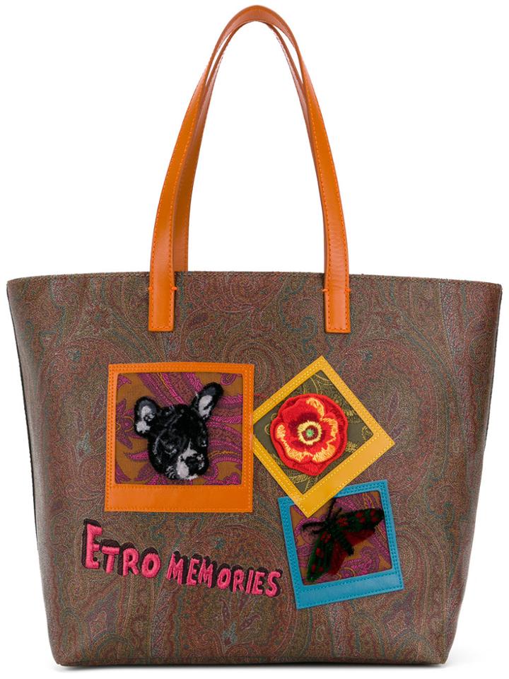 Etro Memories Tote Bag - Brown