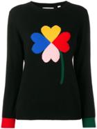 Chinti & Parker Colour-block Fitted Sweater - Black