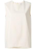 Lanvin Boxy Tank Top, Women's, Size: 38, Nude/neutrals, Viscose/spandex/elastane/silk