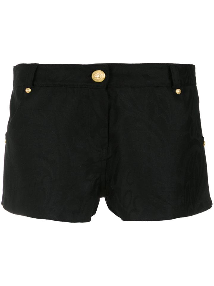 Andrea Bogosian Jacquard Shorts - Black