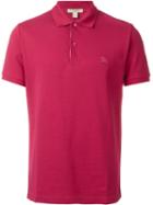 Burberry Brit Embroidered Logo Polo Shirt, Men's, Size: Xs, Pink/purple, Cotton