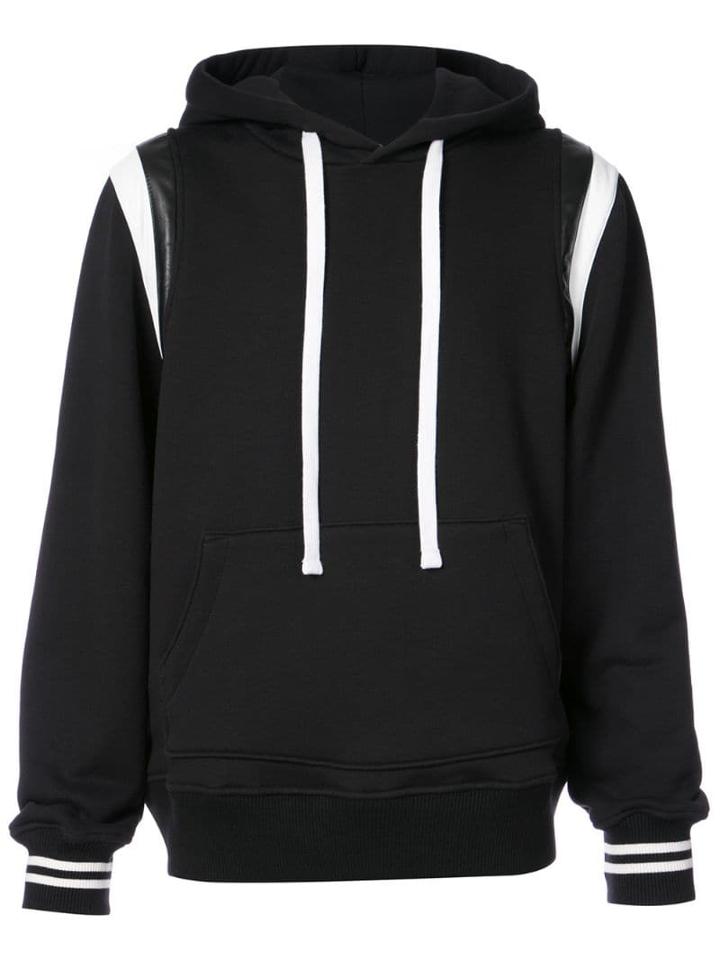 Amiri Varsity Pullover Hoodie - Black
