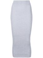 Kenzo Knitted Midi Skirt - Grey