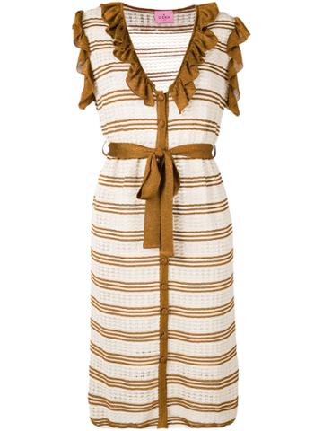 D'enia Striped Knit Dress - Nude & Neutrals