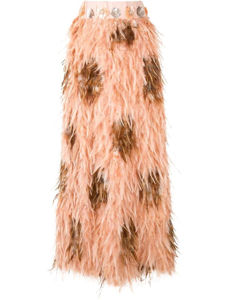 Alison Brett Loulou Birthday Feather Dress - Pink
