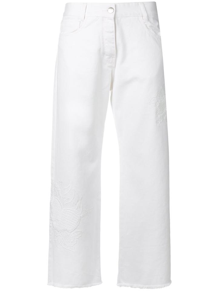Each X Other Cropped Trousers - White