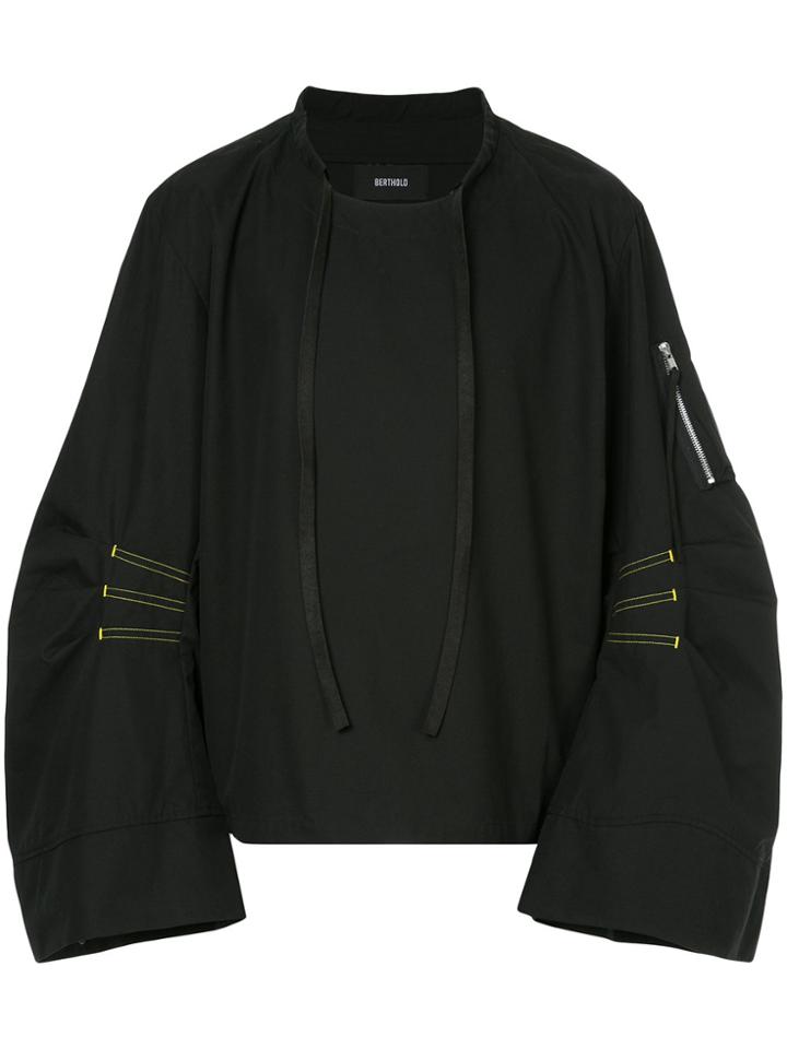 Berthold Drawstring Top - Black