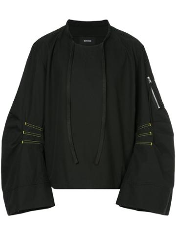 Berthold Drawstring Top - Black