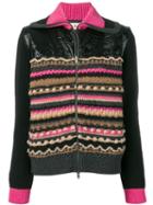 Marni Striped Knit Jacket - Black