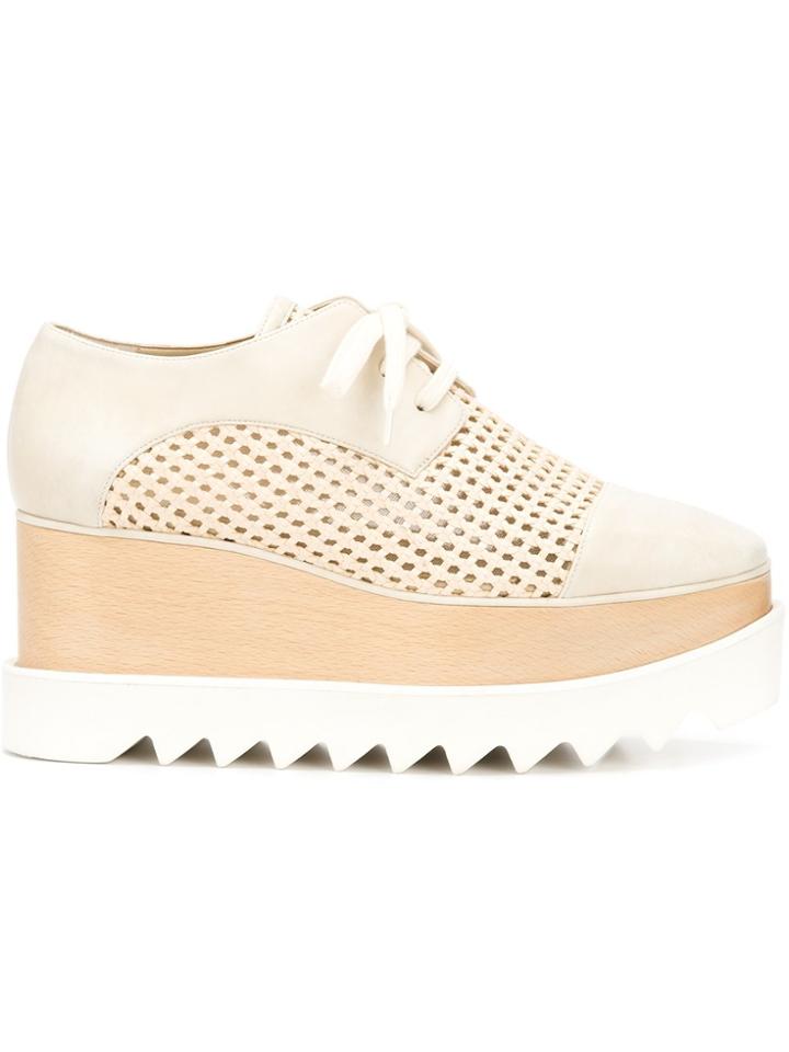 Stella Mccartney 'canyon Wicker Elyse' Lace-up Shoes - White