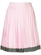 Versace Pleated Short Skirt - Pink