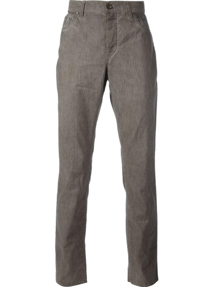 John Varvatos Corduroy Skull Detail Trousers