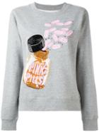 'nacerola' Sequin-embellished Sweatshirt - Women - Cotton/viscose/pvc/glass - 1, Grey, Cotton/viscose/pvc/glass, Essentiel Antwerp