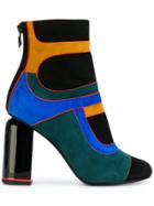 Pierre Hardy Geometric Colour Block Ankle Boots - Multicolour