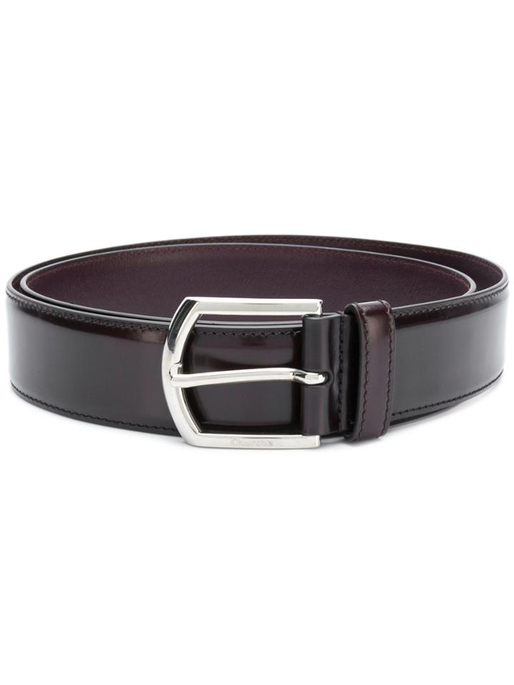 Church's Buckle Fastening Belt - Red