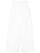 Astraet High-waist Culottes - White