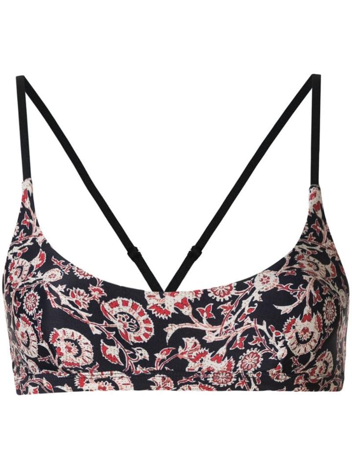 The Upside Patterned Sports Bra - Blue