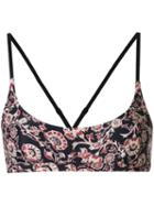The Upside Patterned Sports Bra - Blue