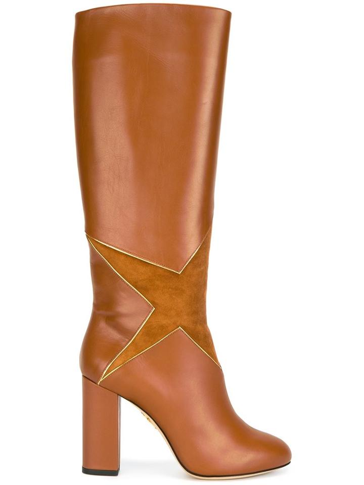Charlotte Olympia Star Patch Boots
