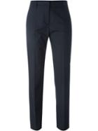 Piazza Sempione Tailored Trousers, Women's, Size: 42, Blue, Cotton/spandex/elastane