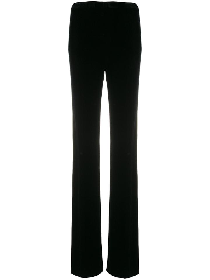 Miu Miu Long Straight-leg Trousers - Black
