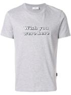 Ami Alexandre Mattiussi Wish You Were Here T-shirt - Grey