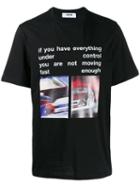 Msgm Graphic Printed T-shirt - Black