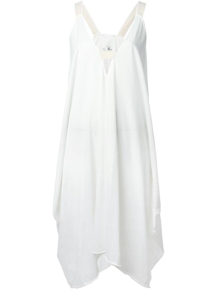 Lost & Found Rooms Draped Square V Neck Dress