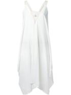 Lost & Found Rooms Draped Square V Neck Dress