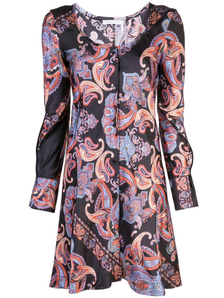 Chloé Paisley Print Dress - Black