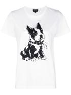 A.p.c. Dog Print T-shirt - White