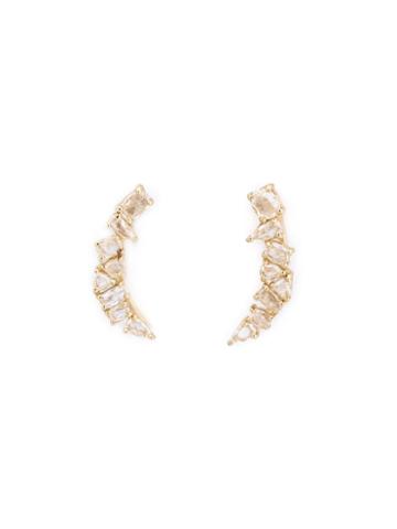 Sw/tch 'crawler' Diamond Earrings