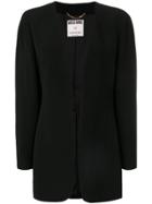 Moschino Vintage Fitted Jacket - Black