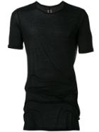 Rick Owens Drkshdw Longline T-shirt, Men's, Size: Small, Black, Viscose