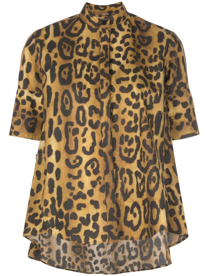 Adam Lippes Printed Polin Shirt - Orange