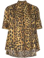 Adam Lippes Printed Polin Shirt - Orange