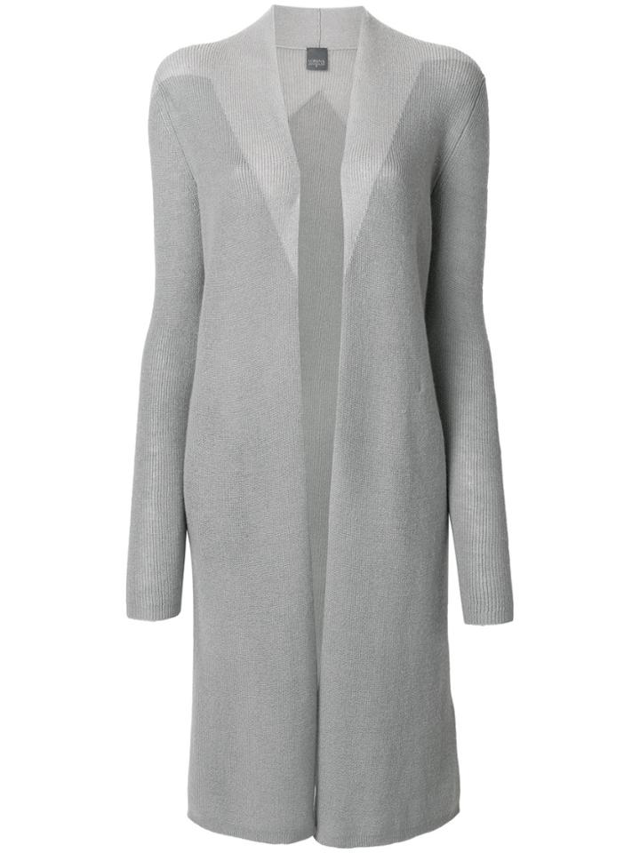 Lorena Antoniazzi Longline Cardigan - Grey