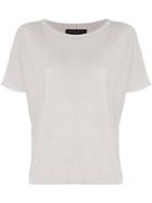 Fabiana Filippi Half Sleeve Sweater - Grey