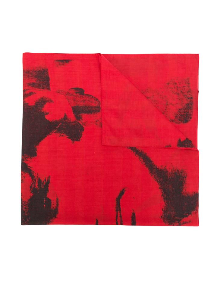 Calvin Klein 205w39nyc Painted Look Scarf - Red
