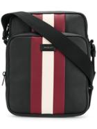 Bally Tanis Stripe Detail Messenger Bag - Black