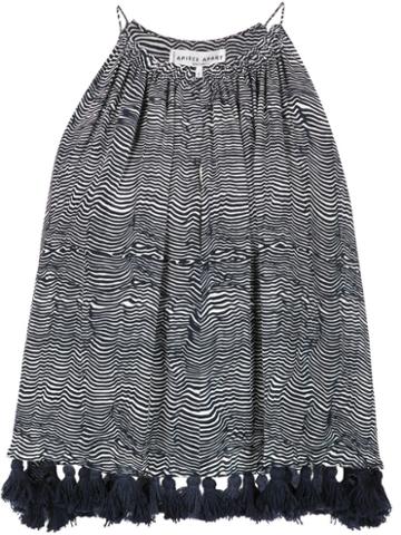 A Piece Apart Tasseled Halterneck Top