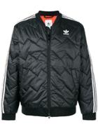 Adidas Quilted Bomber Jacket - Black