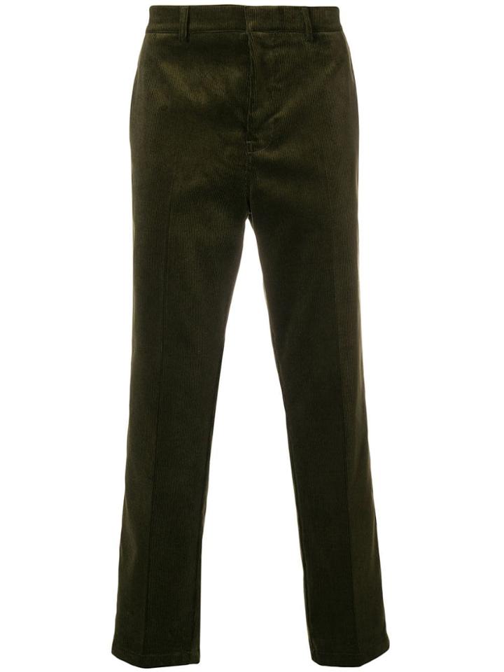Golden Goose Corduroy Straight-leg Trousers - Green
