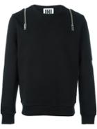 Les Hommes Urban Crew Neck Sweatshirt, Men's, Size: Xxl, Black, Cotton
