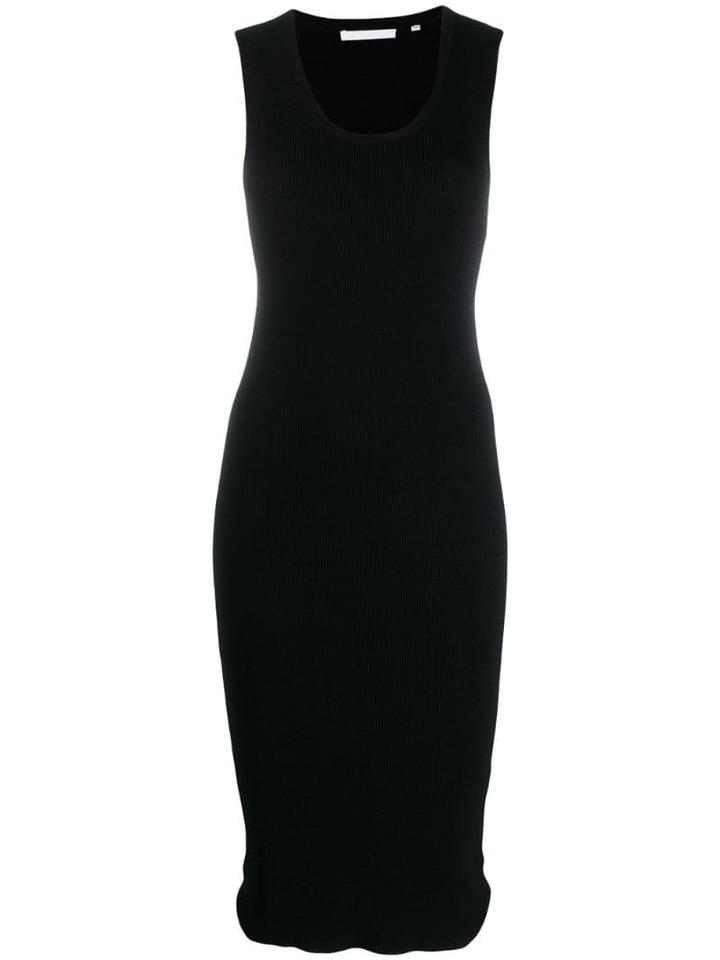 Helmut Lang Twist Tank Dress - Black